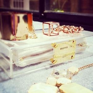 Glamour meet vintage in this beautiful hand-made clutch.