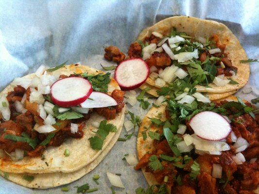 Being from Denver, my husband grew up eating Mexican food. My idea of Mexican food, however, was a late night trip to Naugles to soak up some grease. Since then, my culinary tastes have evolved. St. Louis is fortunate to have some great taquerias, especially on Cherokee Street. The veggie burrito at El Bronco is a personal favorite dish.