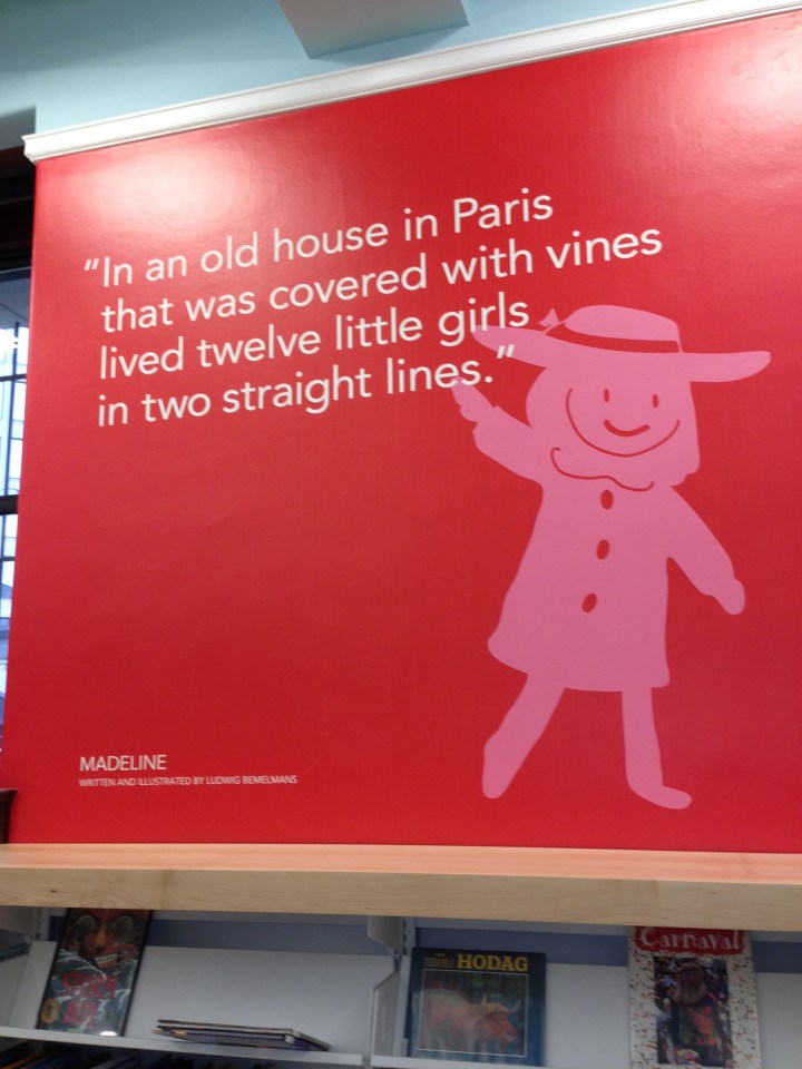 Miss Madeline in the Children's Area