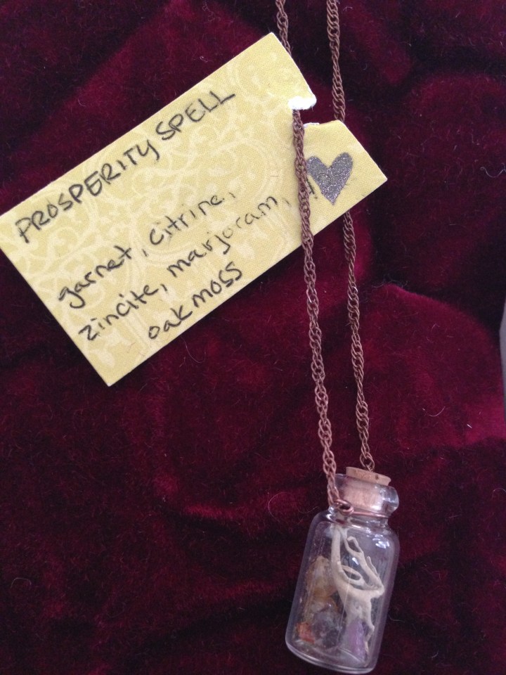 The Prosperity necklace. I put a spell on you.
