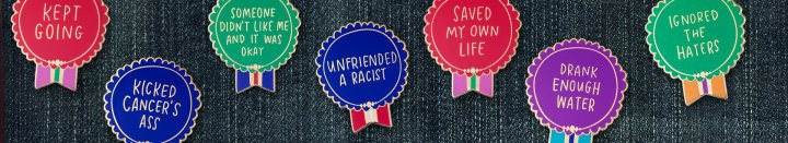 Emily McDowell Studio Bravery Pins