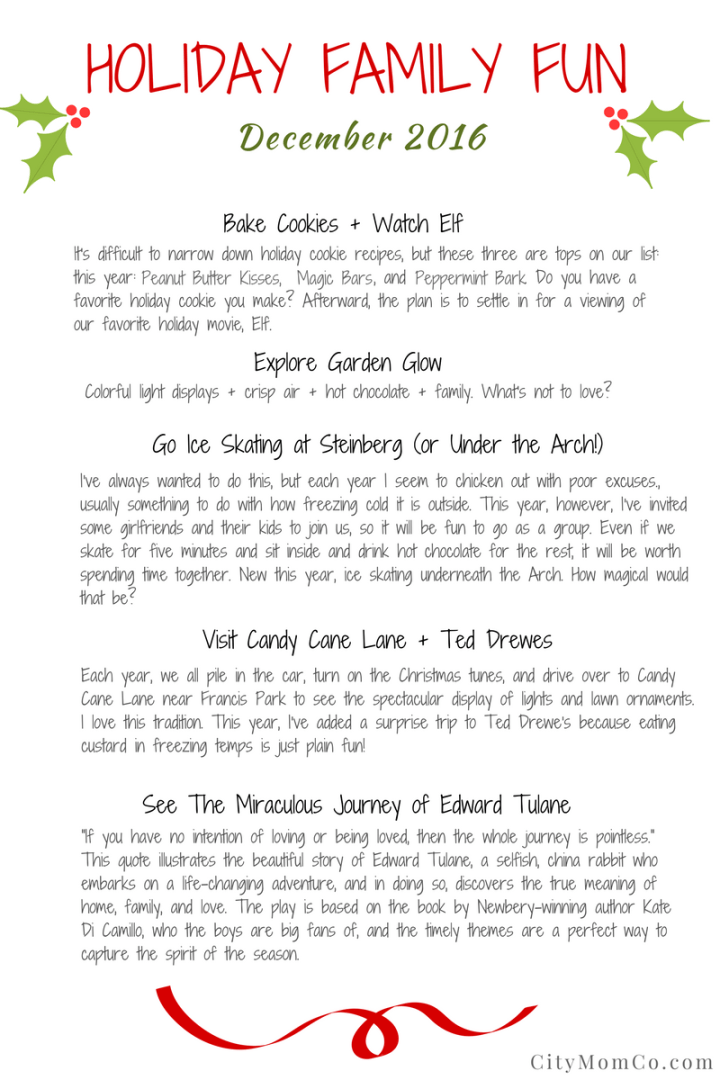 CityMomCo Holiday Family Fun